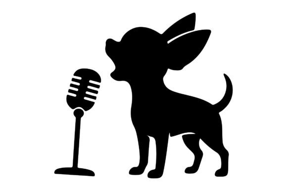 Download Singer Chihuahua SVG Clipart Sublimation - Clipart Collection