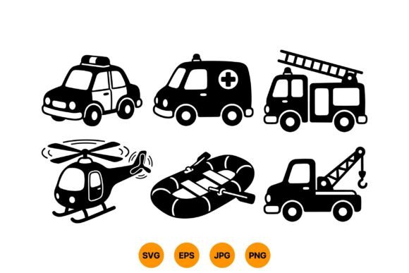 Download Rescue Vehicle Clipart Pack - Clipart Collection