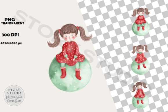 Download Sweet Girl Winter Holiday Clipart - Clipart Collection
