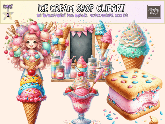 Download Ice Cream Shop Clipart - Clipart Collection