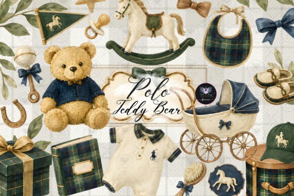 Download Polo Teddy Bear Baby Boy Clipart - Clipart Collection
