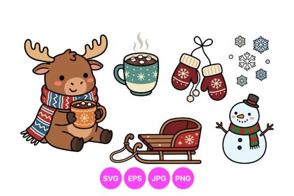Download Cozy Winter Holiday Clipart - Clipart Collection