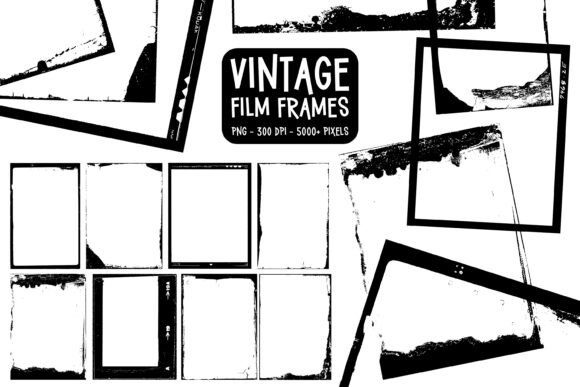 Download Vintage Photo Frame Png Clipart Set - Clipart Collection
