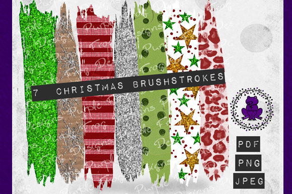 Download Brush Strokes - Winter Holiday Clipart - Clipart Collection