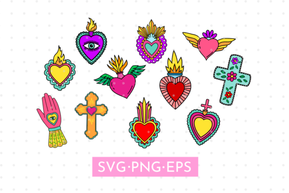 Download Sacred Heart Clipart Milagros Svg - Clipart Collection