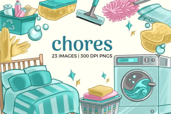 Download House Chores Clipart - Clipart Collection