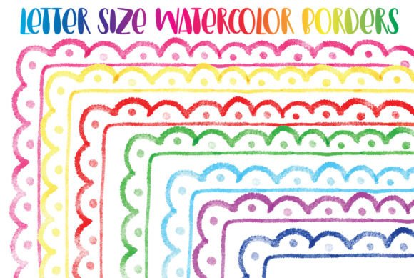 Download Rainbow PNG Borders Frames Clipart - Clipart Collection