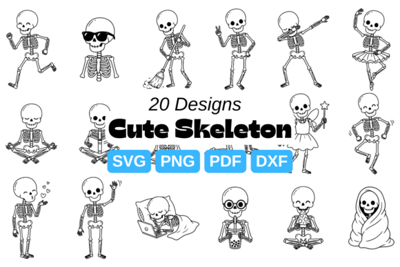 Download 20 Funny Halloween Skeleton Clipart - Clipart Collection