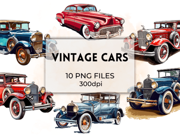 Download Vintage Car, Retro Vehicle Clipart - Clipart Collection